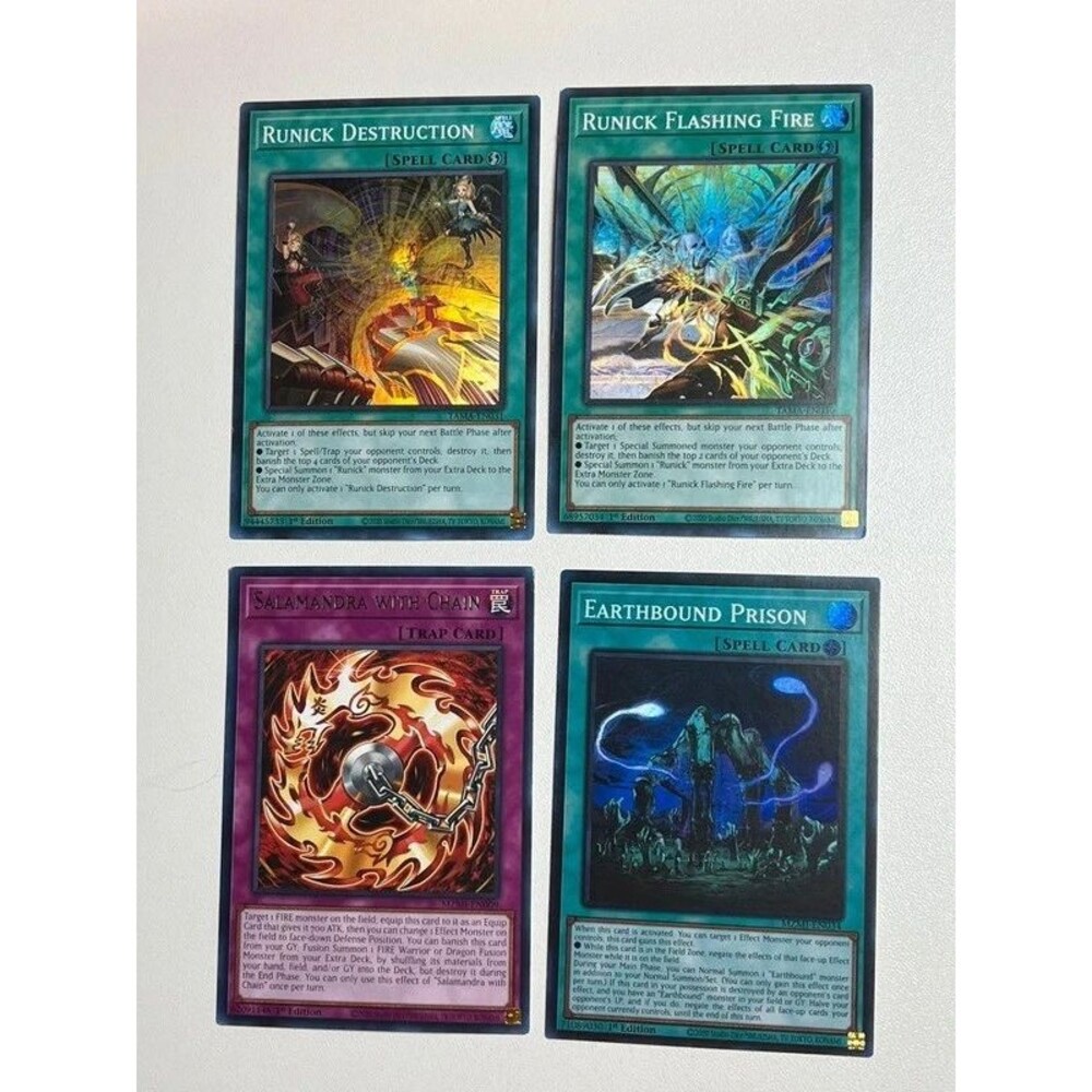 4 Yu-Gi-Oh! Cards